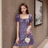 MIDI Mauve Wrap Dress plus Size Fashion Dress for Women Summer Short Sleeve Floral Skirt