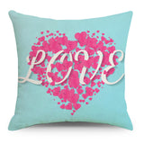 Valentine's Day Pillow Covers 4 Piece Random Styles Together, Love Festival Home Pillow Cushion Cover