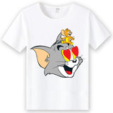 Tom And Jerry T Shirt Round Neck Loose Print