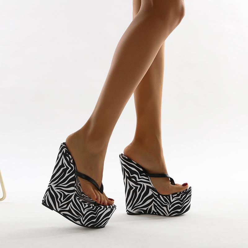 Platform Heels for Women Fashion Wedge Non-Slip Platform Open Toe Casual High Heel