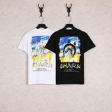 Bathing Ape T Shirt Summer Cartoon Loose-Fitting Casual Round-Neck Printed Short Sleeve T-shirt