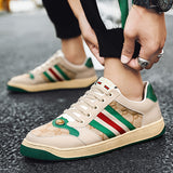 Screener Leather Sneakers Retro Couple Shoes Board Shoes Men