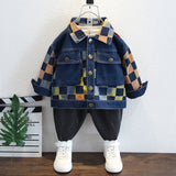 Toddler Boys Jackets Boys' Spring and Autumn Denim Coat Jacket