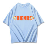 Vlone T Shirts Pikachu Casual Loose Printed Short Sleeve T-Shirt