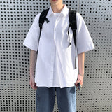 Men Shirts Shirt Coat Loose Solid Color