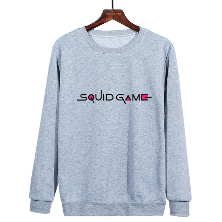 Squid Game Costume round Six Pattern Printed round-Neck Pullover
