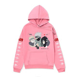 Anime Hoddies Naruto Sweatshirt Anime Autumn and Winter Fleece-Lined Hoodie Coat