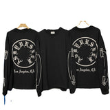 Askyurself T Shirt Spring and Autumn Retro Loose Men's Long-Sleeved T-shirt