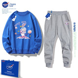 Nasa Children Sweatshirt & Pant Set Nasa Sweater Set Cute Girls' Two Pieces