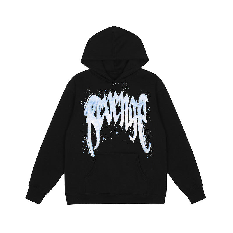 Revenge Hoodie Starry Sky Skull Print High Street
