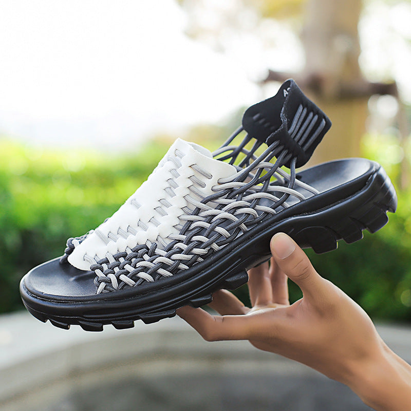 Men Sandals Indoor and Outdoor Beach Sandals Sport Flip Flops Comfort Casual Sandal