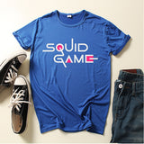 Squid Game Costume Printed Men's and Women's Loose round Neck Short Sleeve T-shirt