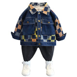 Toddler Boys Jackets Boys' Spring and Autumn Denim Coat Jacket