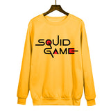 Squid Game Costume Pattern Printed Men's and Women's Loose round Neck Sweater