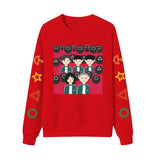 Squid Game Costume Foreign Trade in Stock Squid Game Casual Fashion Men's Women's round Neck Long Sleeve Sweater Pullover