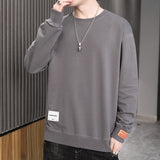 Men's Sweatshirt Sweater Men's Long Sleeve round Neck Loose Men's Clothing