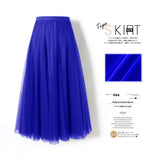 MIDI Mauve Skirt Long Skirt Large Swing Skirt Slimming A- line Skirt Cover Purple Gauze Skirt