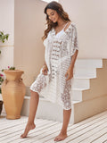 Coachella Music Festival Outfits Women's Sexy Cutout Lace Stitching Beach