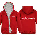 Squid Game Costume round Six Printed Thickening Sweatshirt