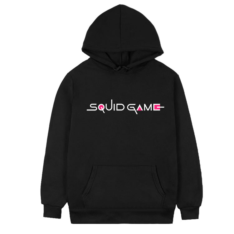 Squid Game Costume round Six Wooden Printed Pullover Hoodie