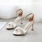 Nude Heels for Wedding Sandals Stiletto Heels