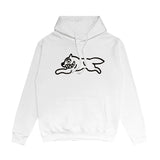 Ice Cream Running Dog Hoodie Hip-Hop Hipster Terry Fabric Hoodie