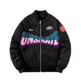 Varsity Jacket Embroidery Thickening Loose Baseball Uniform