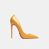 Red Bottom Heels Shallow Mouth Pointed High Heel Stiletto Heel Work Shoes for Catwalk