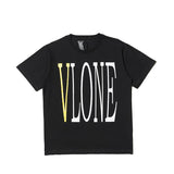 Vlone T Shirt Men'S And Women'S Loose Couple Plus Size Retro Short Sleeved Tshirt Vlone