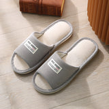 Cotton Slides Home Couple Slippers Men's Four Seasons Floor Slippers