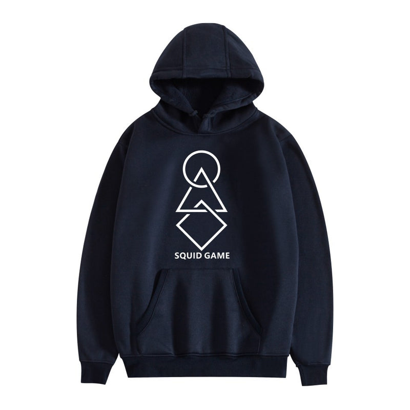 Squid Game Costume Anime Print Fashion Casual Hooded Sweatshirt