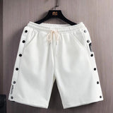 Men White Shorts Men's Summer Sports Pants Casual Shorts