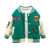 Toddler Boys Jackets Boys Autumn Clothing Baseball Uniform Jacket Children's Clothing