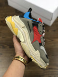 Unisex Balenciaga Clunky Sneaker  Triples Crystal Air Cushion Thick Sole Height Increasing Hot Casual Sports Shoes