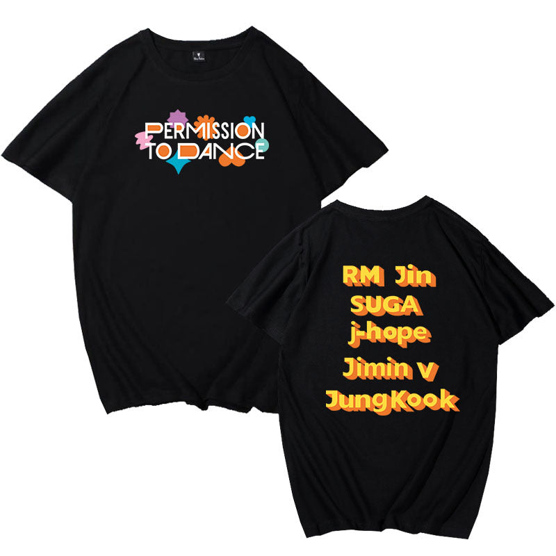 BTS Proof T Shirt Summer round Neck Short Sleeves