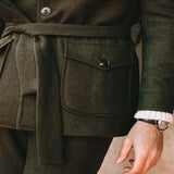 Mens Winter Coats Man Fall Outfits Men's Jacket Solid Color Slim Stand Collar Woolen Coat Men's Autumn