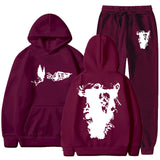 Vlone T Shirts & Shorts 2 Piece Set Sports Leisure Pullover Sweater Hooded