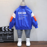 Toddler Boys Jackets Boys' Spring Coat Baseball Uniform Handsome