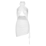 Music Festivals Rave Outfits Dress Summer Women's Clothing Fashion Hollowed-out Sexy Dress for Women