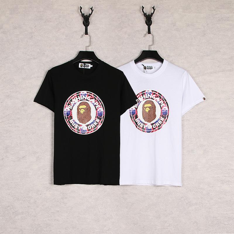 Bathing Ape T Shirt Cartoon Anime Loose Summer Casual T-shirt