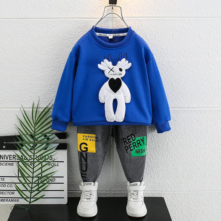 Toddler Boys Sweater Boys' Sweater Suit Spring and Autumn