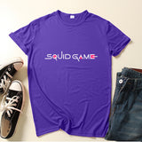 Squid Game Costume round Six Pattern Printed Short-Sleeved T-shirt