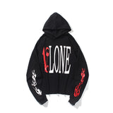 Vlone Hoodie Ou Lone Hooded Sweater Back Big V Hoodie