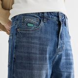 Men Jeans Blue Straight Jeans Men Spring Concise