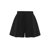 Coachella Music Festival Outfits Drawstring Solid Color Loose Casual Shorts Fashion Women's Pants