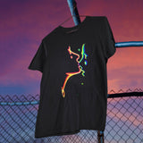 Valentine's Day T Shirts Couples Autumn Printed Loose Short Sleeve Women's T-shirt