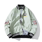 Varsity Jacket Thin Loose Lapel