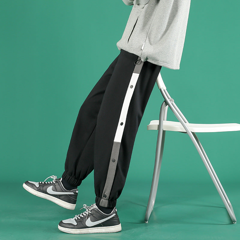 Men's Pants Autumn Men's Trendy Hong Kong Style Loose Casual Trousers