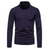 Men's Sweatshirt Men's Turtleneck T-shirt Slim Fit