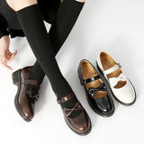 Mary Jane Shoes Women'S Summer Leather Shoes